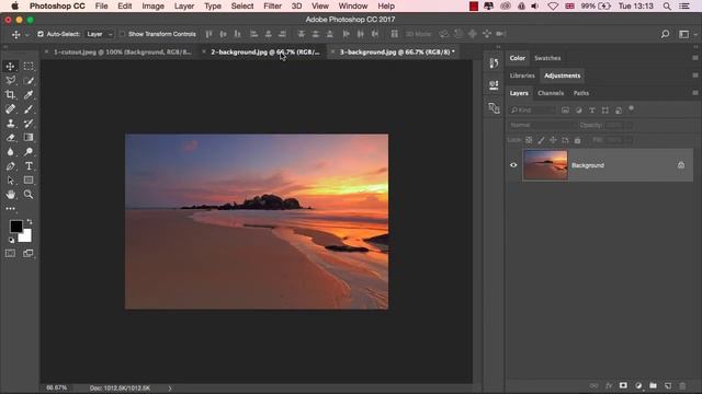 Photoshop Masking Tutorial Composition - With Pdf Notes