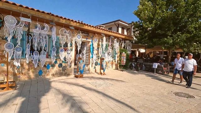 🇹🇷 Side Turkey - Travel Guide Beautiful Walking Tour Of Side Old Town [4K UHD] #side #turkey