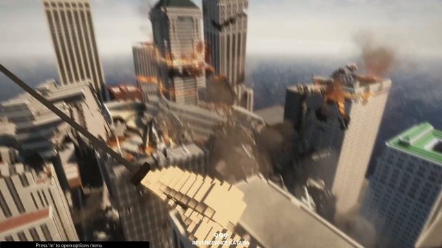 Realistic Slicing Cities Destruction | Teardown