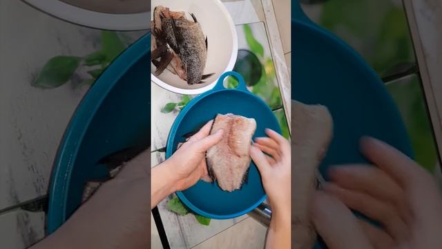 Засолка леща.