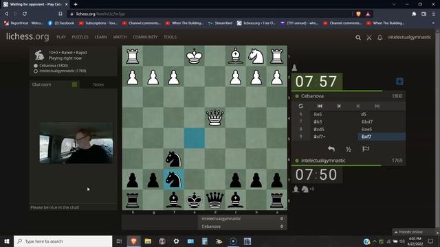 THE PETROV DEFENSE!!!  BAKED CHESS!!!