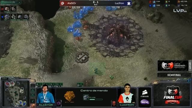 Semifinales StarCraft II: Lucifron Vs AlaStOr (TvZ) - Final Cup 3