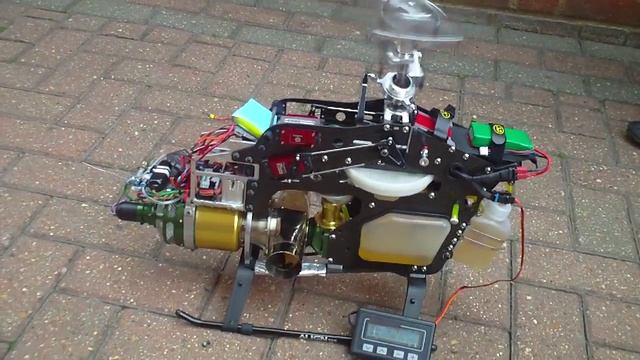 T-Rex 700 Wren 44 Turbine 2nd Start