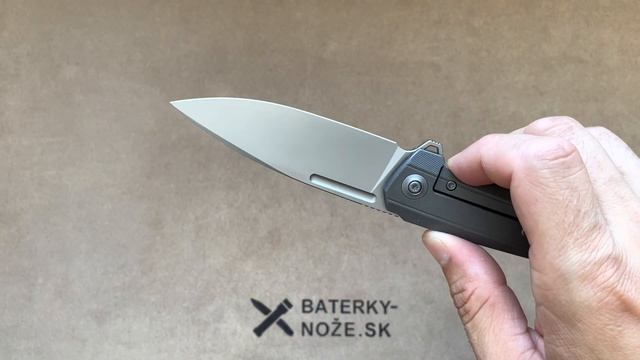 WE Knife Speedster Gray Titanium Handle WE21021B-1