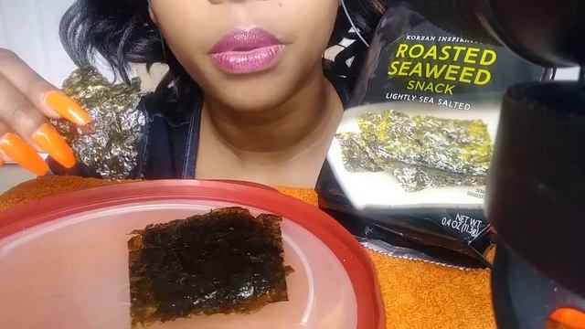 ASMR SEAWEED First Time Trying NOTALKING