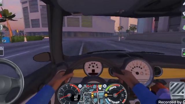 Taxi Simulator 2021 || Mini Cooper Yellow || Taxi Games 2021 || Gameplay 3D Android Gameplay HD E 9