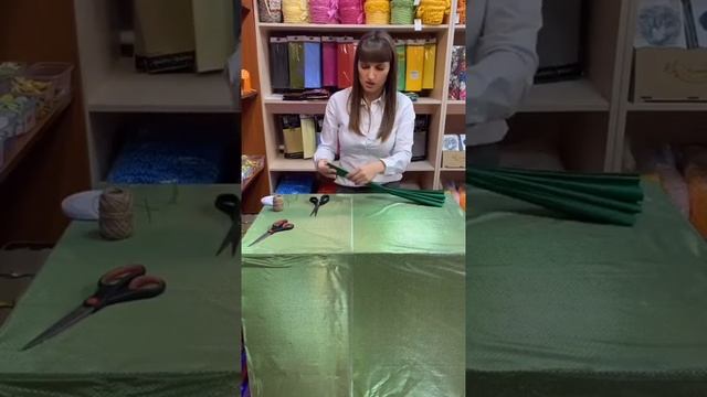 Делаем помпон из бумаги тишью в магазине Еврогифт