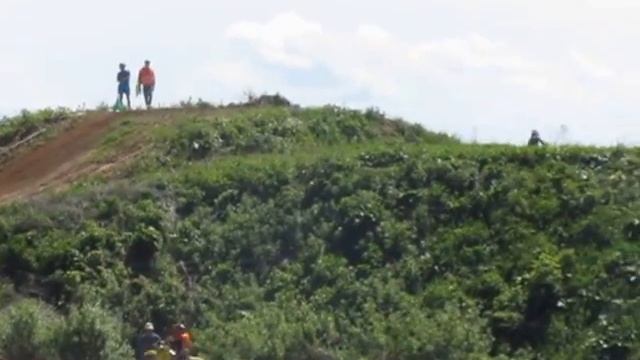 заезд спортсменов на трассе мотокросса в д. Болычево Ашковского поселения Гагаринского района