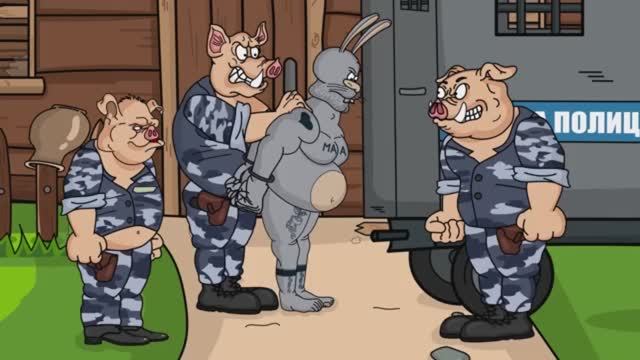 Анекдоты: как заяц снова попал в тюрьму