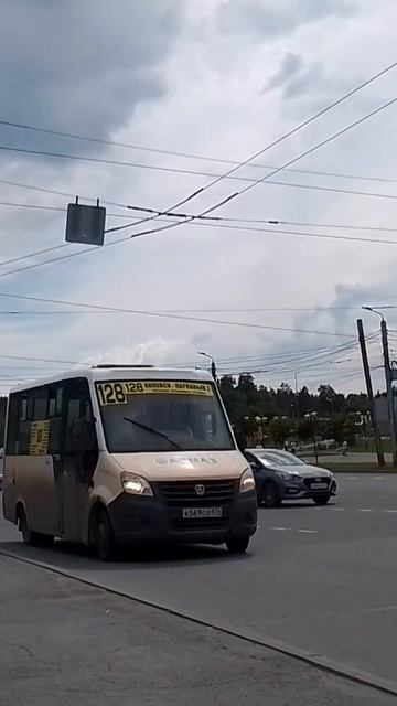 микроавтобус газель Некст A64R42, к569со174, маршрут  128