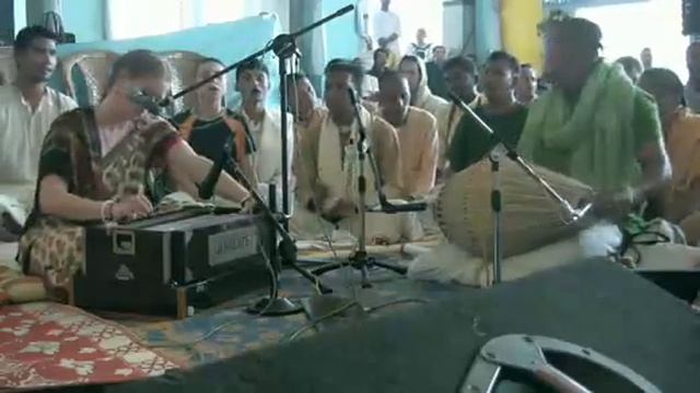 Mayapur Kirtan Mela 2015 Day 1 - By Tulsi Devi Dasi  Chanting of Mahamantra