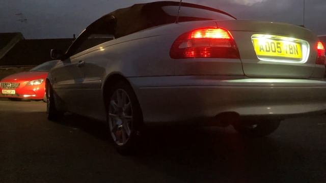 Straight Piped Volvo C70 2.4T *Exhaust Sound*