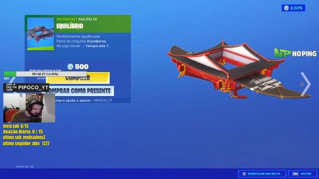 LOJA DE HOJE DO FORTNITE 27/08/2020 - 28/08/2020 - APOIE PIPOCO_YT