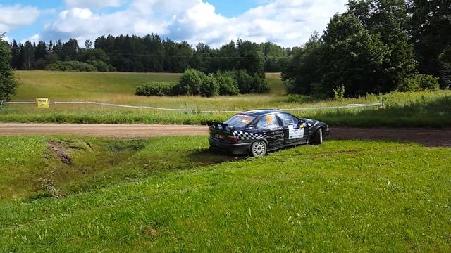 FIA ERC Rally Estonia Gert Kull BMW M3 Mistake SS3