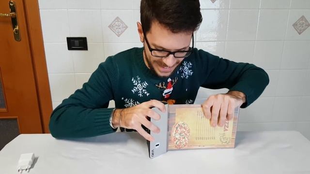 Viki Porta Menù Con Power Bank Da 10000mAh