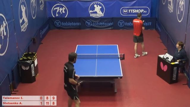 Настольный теннис матч 201120 12  11:15  Таламанов Иван  Стеценко Александр