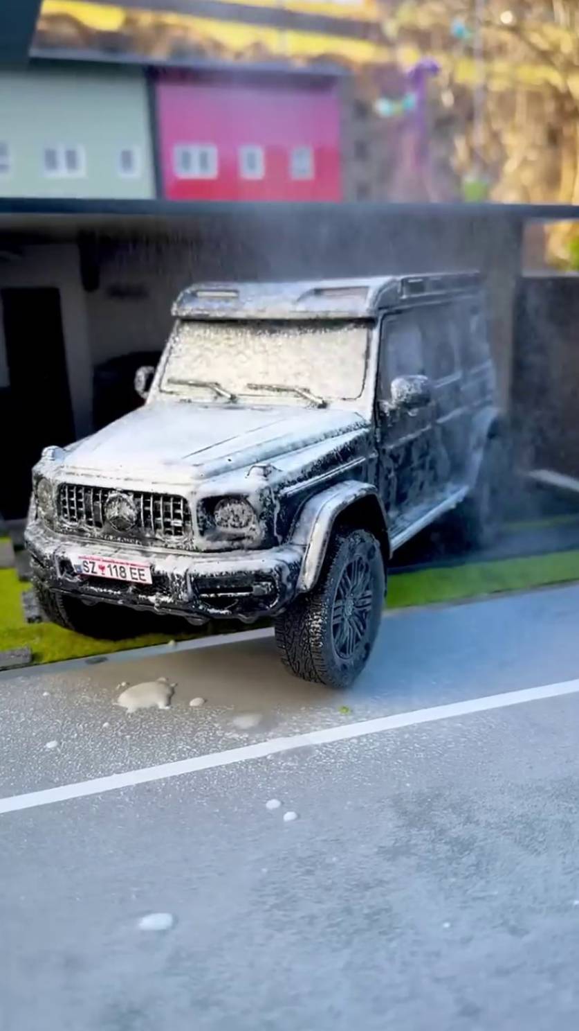 Очень грязный Гелик приехал на мойку #тачки #машинки #авто #детское #мойка