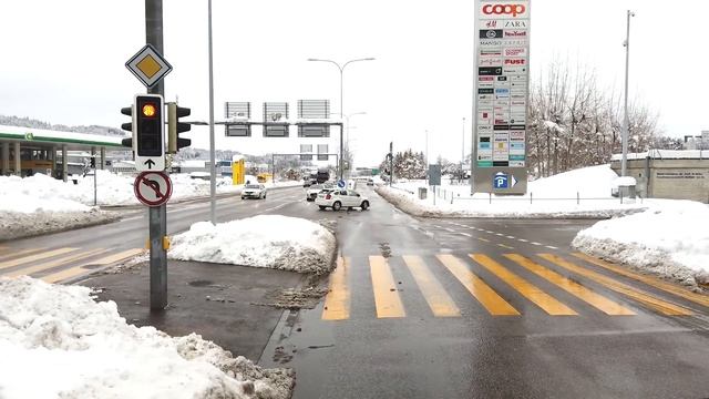 Швейцария, много снега!