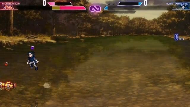 Naruto PTS Vs Sasuke PTS ( MUGEN GAME )