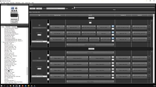 #BeatBuddy Midi General Drumsets : Song Folders