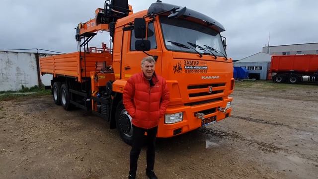 Бортовой КАМАЗ 65115 с КМУ Hangil. Отзыв покупателя из Самары, 27 сентября 2021 г.