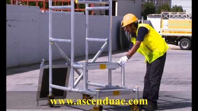PODIUM DISMANTLE TYPE-ASCEND BRAND ALLUMINIUM SCAFFOLDING