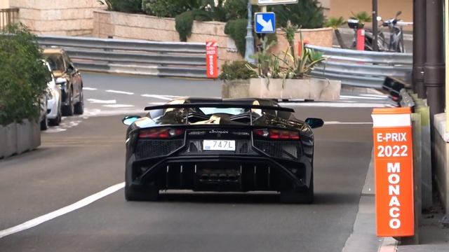SUPERCARS In MONACO 2022 -56- ( SLR Roadster, Senna, SV Roadster, Cobra, GT3RS 4.0, Roma, 812GTS...
