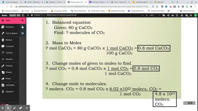 Mixed Double Mole Diagram Problems