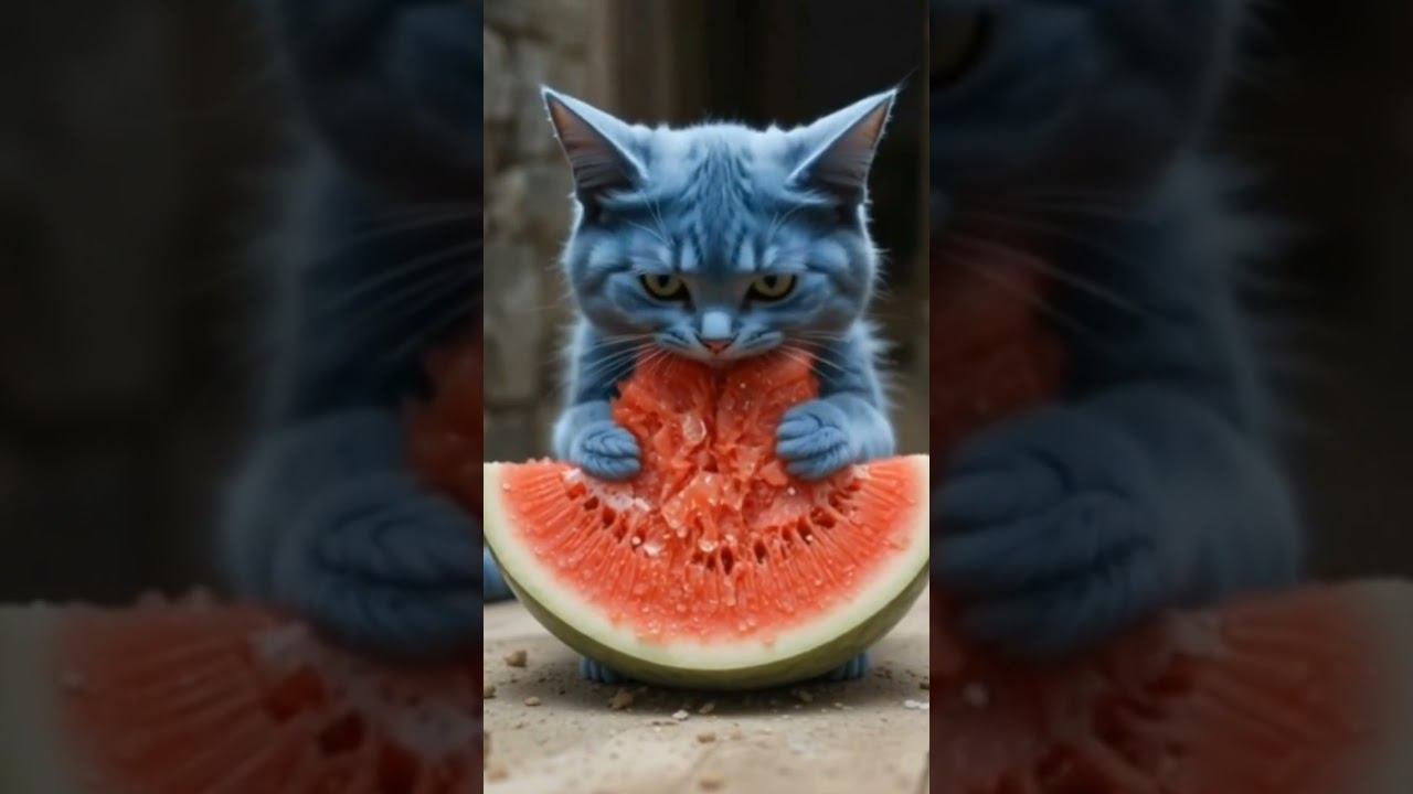 Blue Cat #cute