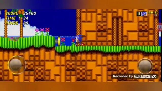 прохождение Соник 2 на мобилках  часть 1