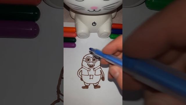 #суретсалу Bolalar Uchun Minion  Rasm Chizish | Рисунок миньона для детей | Drawing Minion For Kids