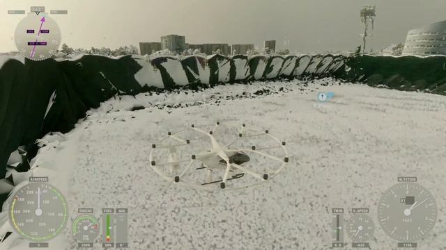 GAK 1902 Stadion Überflug 🚁 Merkur Arena Landung Bei Schnee