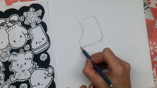 How To Draw A Figure Skate Cartoon Step By Step  Easy For Beginners - Kawaii