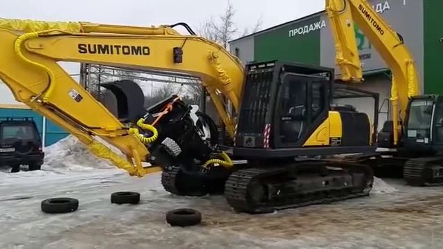Харвестер Sumitomo SH220LC C AFM-60