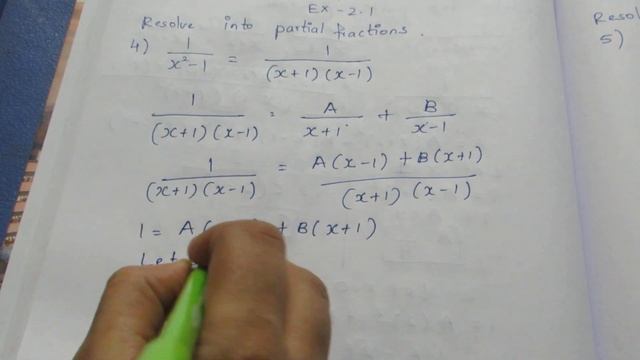 TN Class 11 Business Maths  Algebra Ex 2.1 Sum 4