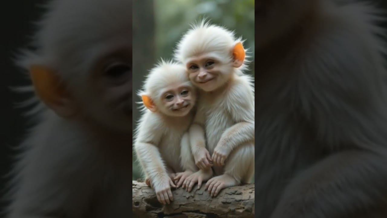 Baby Monkey So Cute  #cute #monkey