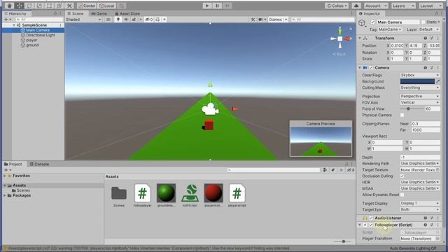 Camera Movement Unity 3D (Lab 5)