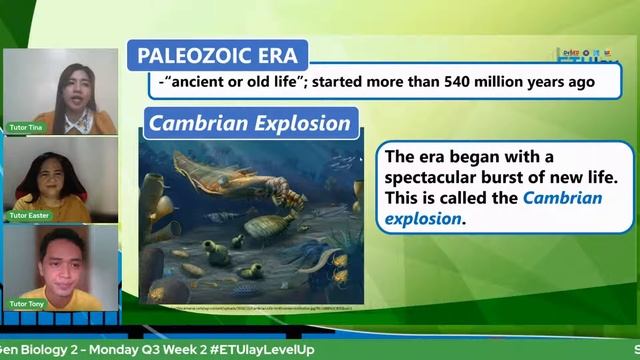General Biology 2  - Monday Q3 Week 2 #ETUlayLevelUp