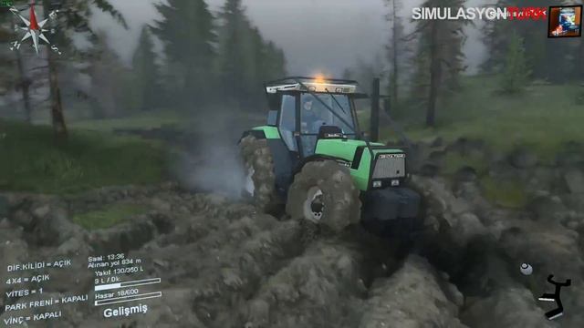 Spin Tires - Deutz-Fahr AgroStar 6.61 Traktör Modu!