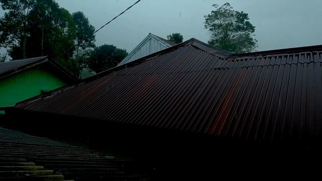 🔴 Проливной дождь на жестяной крыше для сна 24/7, сон мг