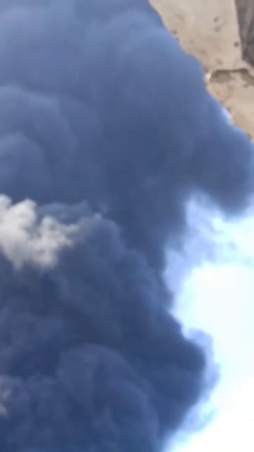 Пожар на территории Центрального ремонтно-механическ