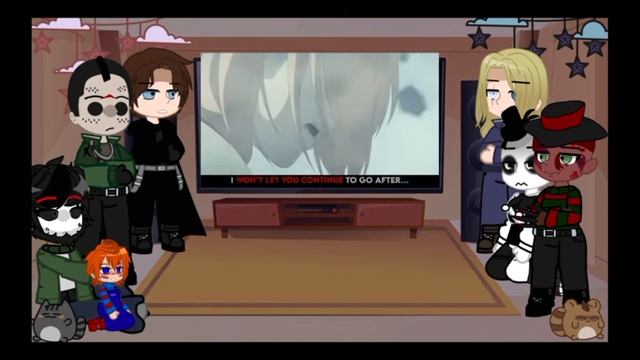 Slashers' React To F!y/n As Sakura Hanuro 🌸👊 &M!y/n As Gojo Saturo~...