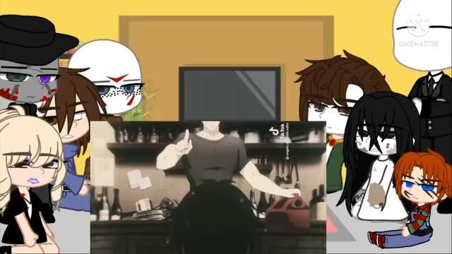 Slashers React To M!Y/N 2/?