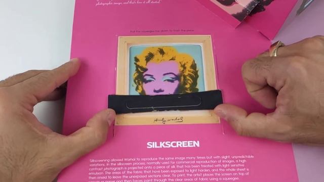 Andy Warhol Pop -Up Book Marilyn Screenprint