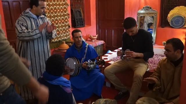 New Year Eve Music Drum Party Hotel Dar Rita Ouarzazate Morocco 5