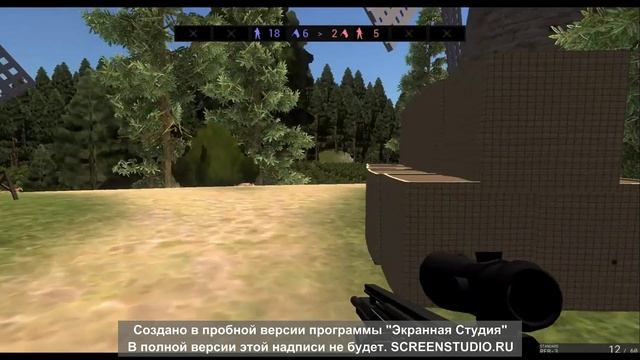 Играем на интересной карте в игре RAVENFIELD