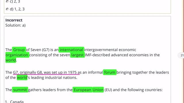 IAS Current Affair And Quiz 11 October 2019