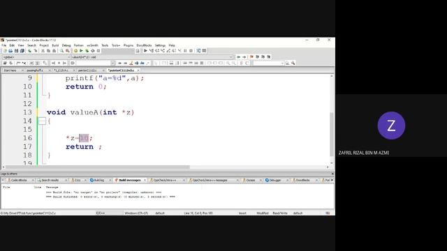 WEEK 7 DISCUSSION C11 C12 (PARAMETER PASSING-BY REFFERENCE)