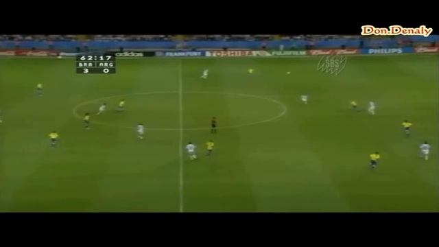 ● Before Barcelona Tiki Taka ● Original Tiki Taka ● Brazil Goal Vs Argentina 2005 ● 21 Passes ●