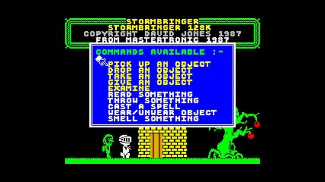 Stormbringer - Title & In-Game Music - Sinclair ZX Spectrum